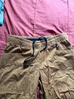 Black Diamond Burnt Yellow Climbing Pants with Navy Drawstring